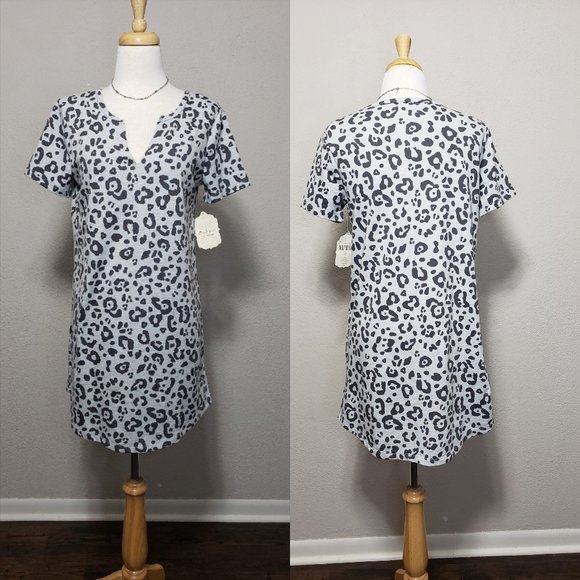 Altar'd State Dresses & Skirts - Altar'd State Cheetah Print T Shirt Dress